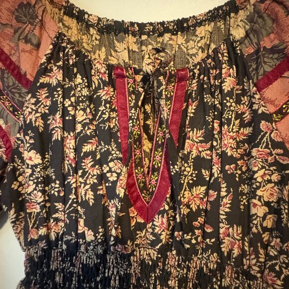 Vintage Young Edwardian Prairie Boho Dress Size 5 - Picture 6 of 7